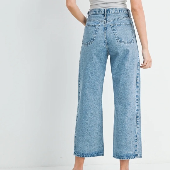 Just Black Denim The Barrel Jean Twist Size 28 Trendy Jeans Spring 100% Cotton - Picture 3 of 11